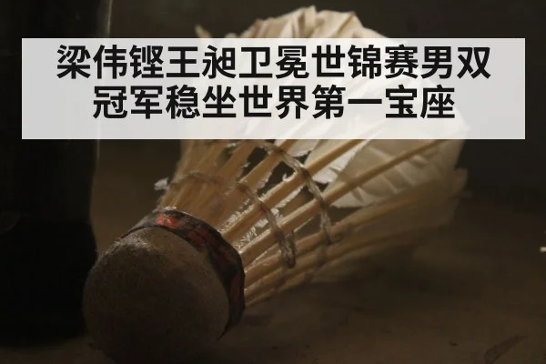 梁伟铿王昶卫冕世锦赛男双冠军稳坐世界第一宝座